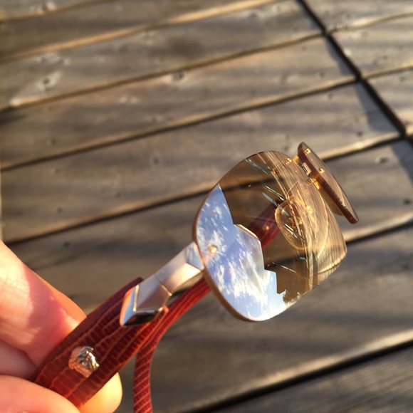 Vintage Versace Rimless Sunglasses - Picture 10 of 16